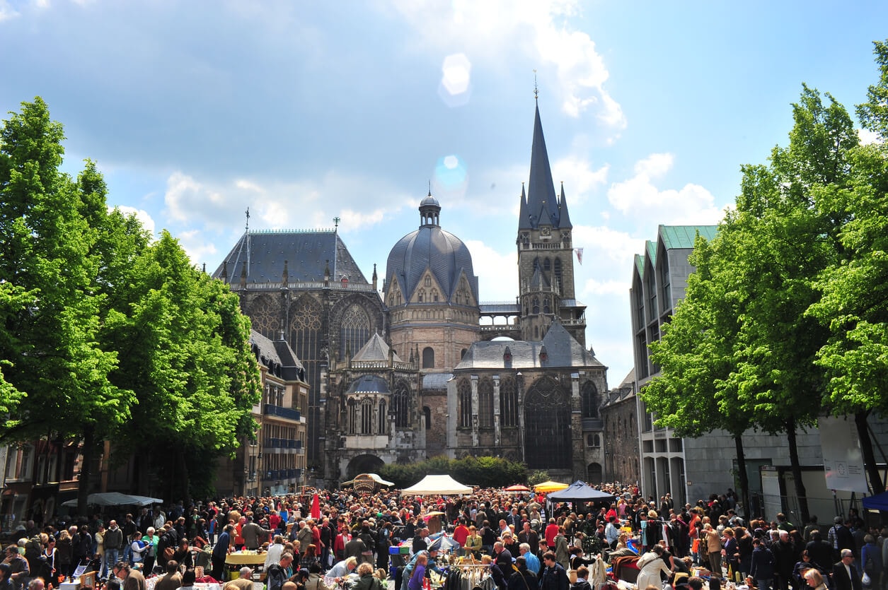 Menschen in Aachen besonders zufrieden