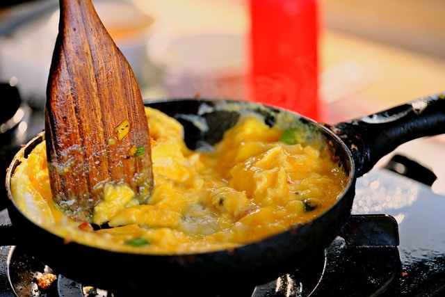 Lecker: Am Samstag gibt´s Riesenomelett