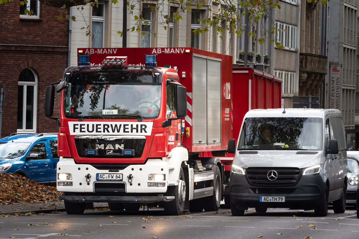 Kaminbrand in Geschäftshaus