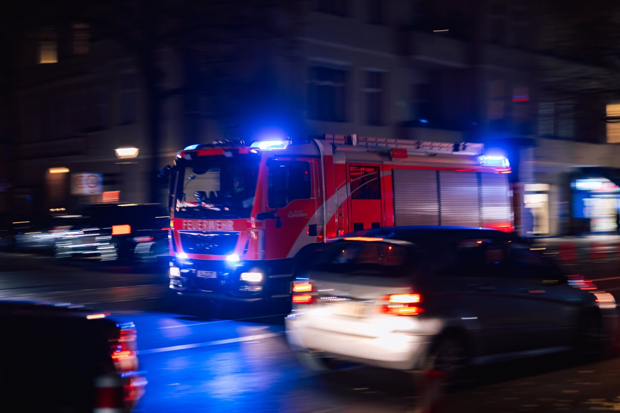 Küchenbrand in Einfamilienhaus