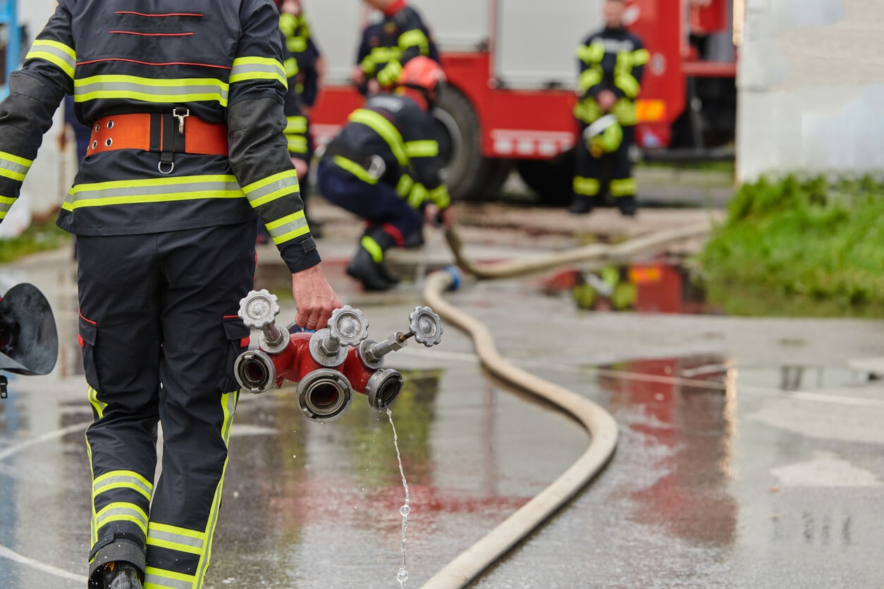 Küchenbrand in Wohnhaus